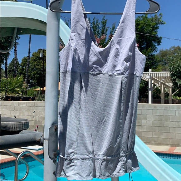 Lululemon Sport Grey Monochrome Tank Top